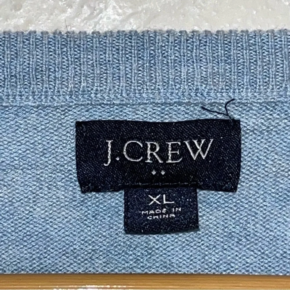 J. Crew Merino Wool Blend V-neck Sweater Men’s Size Extra Large